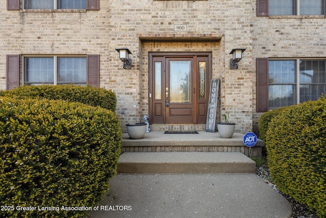 900 Oneida Woods Trl, Grand Ledge, MI 48837 - entrance to property featuring brick siding