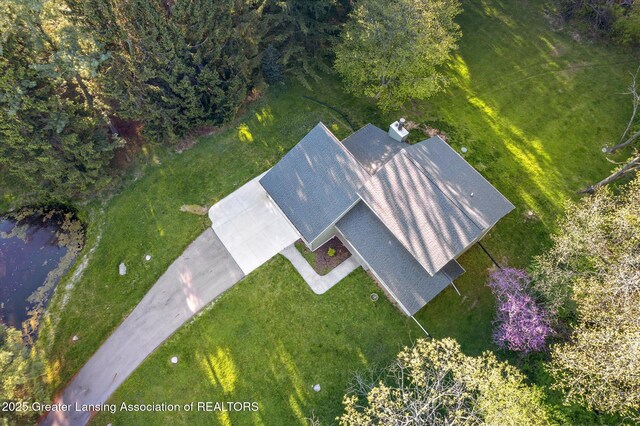 263 E Sherwood Rd, Williamston, MI 48895 - view from above of property