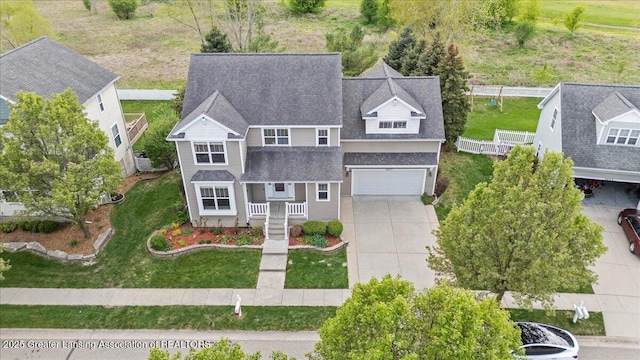 3837 Plover Pl, East Lansing, MI 48823 - view from above of property