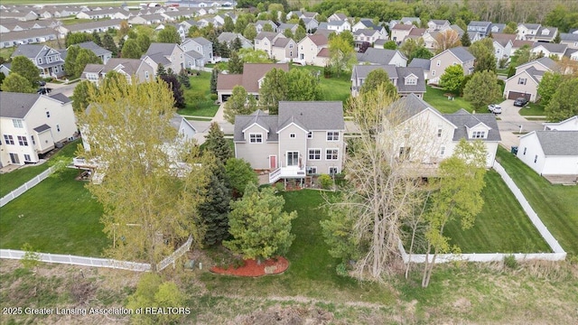 3837 Plover Pl, East Lansing, MI 48823 - aerial perspective of suburban area
