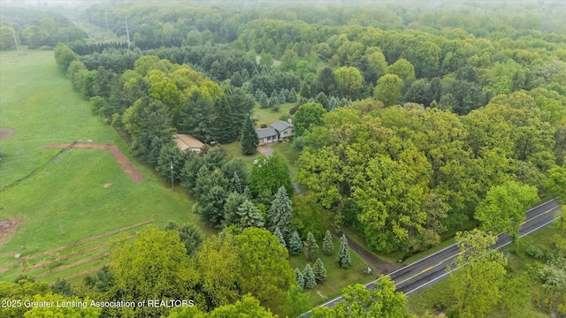 5080 Cornell Rd, Okemos, MI 48864 - view of rural area featuring a heavily wooded area
