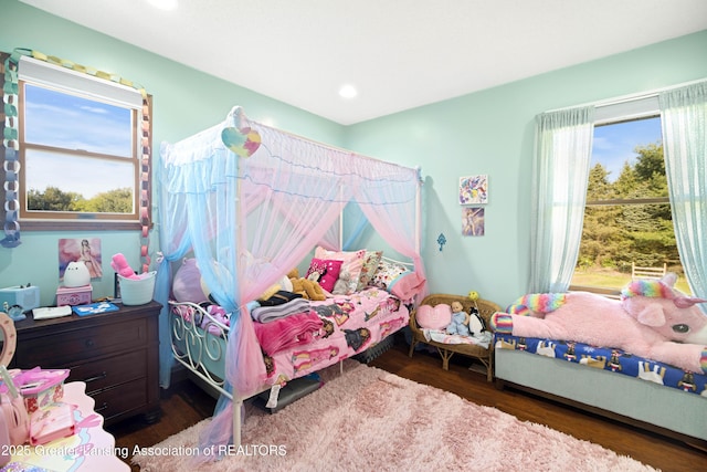 2335 N Concord Rd, Albion, MI 49224 - bedroom featuring wood finished floors and recessed lighting