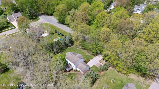 aerial overview of property's location