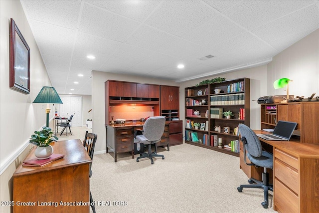 1801 Tahyio Rd, Owosso, MI 48867 - office featuring carpet flooring