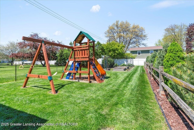 1801 Tahyio Rd, Owosso, MI 48867 - view of jungle gym