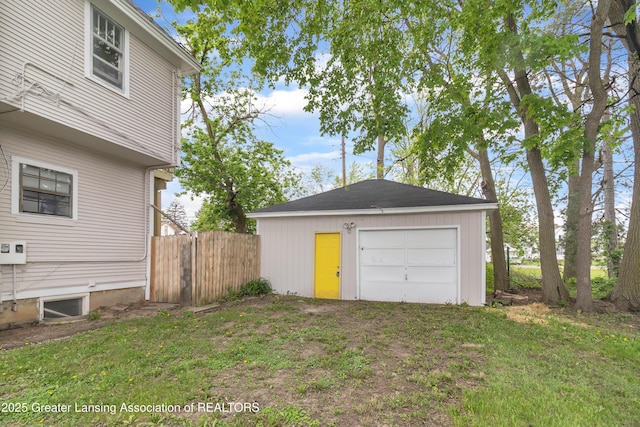 114 Haze St, Lansing, MI 48917 - view of detached garage