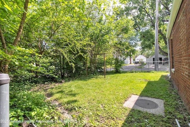 100 Dunlap St, Lansing, MI 48910 - view of yard