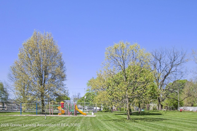 2119 Grant St, Lansing, MI 48910 - community jungle gym with a yard