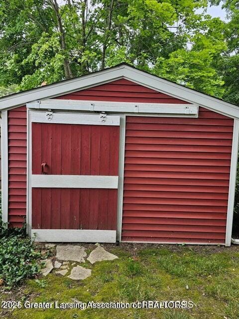 411 Jackson St, Grand Ledge, MI 48837 - view of shed