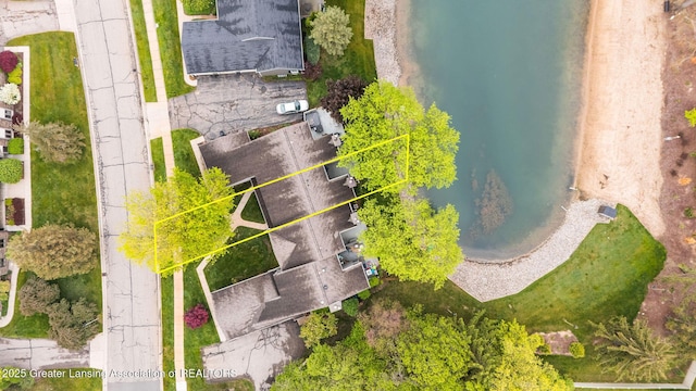 1455 Lakeside Dr, East Lansing, MI 48823 - view of property location featuring property boundaries highlighted