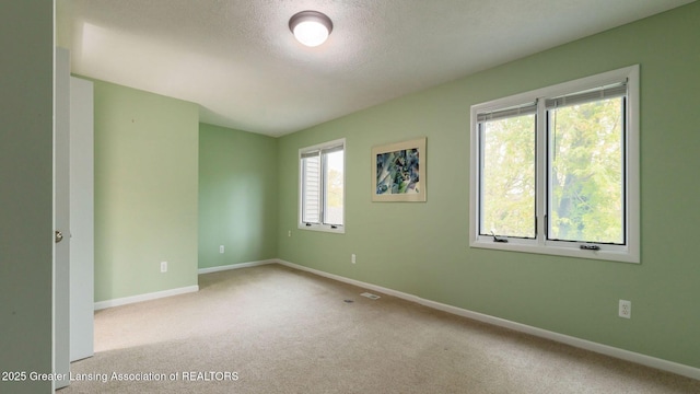 1455 Lakeside Dr, East Lansing, MI 48823 - carpeted spare room featuring baseboards and a textured ceiling