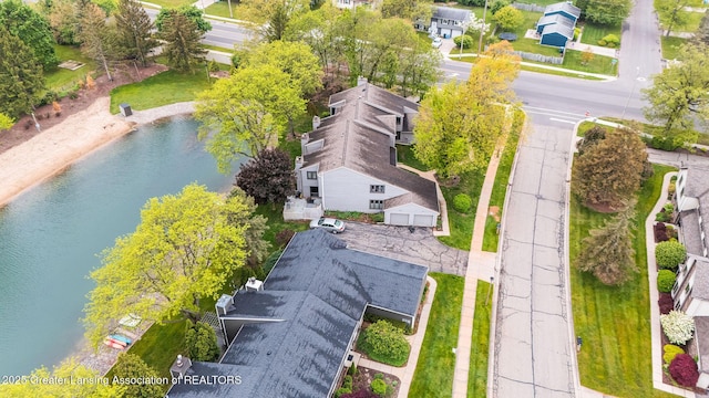 1455 Lakeside Dr, East Lansing, MI 48823 - bird's eye view of a nearby body of water