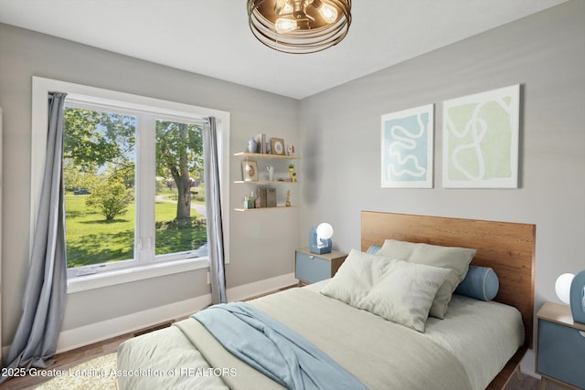15426 S Lowell Rd, Lansing, MI 48906 - bedroom featuring baseboards and wood finished floors