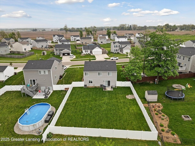 1123 Chesham Ln, Grand Ledge, MI 48837 - aerial view of residential area