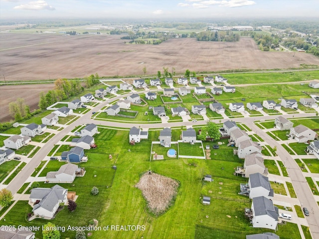 1123 Chesham Ln, Grand Ledge, MI 48837 - aerial overview of property's location with nearby suburban area