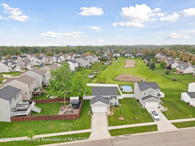 1123 Chesham Ln, Grand Ledge, MI 48837 - aerial view of residential area