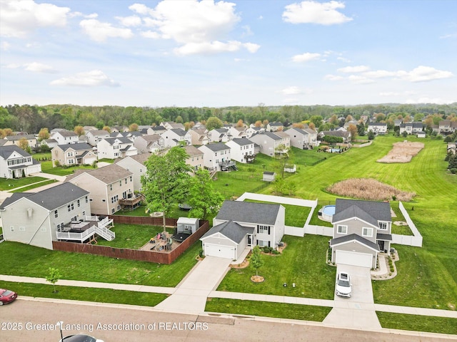 1123 Chesham Ln, Grand Ledge, MI 48837 - aerial view of residential area