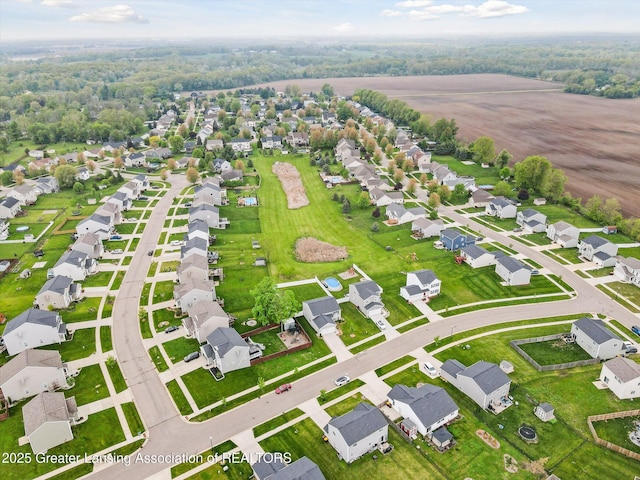 1123 Chesham Ln, Grand Ledge, MI 48837 - aerial view of property's location featuring nearby suburban area