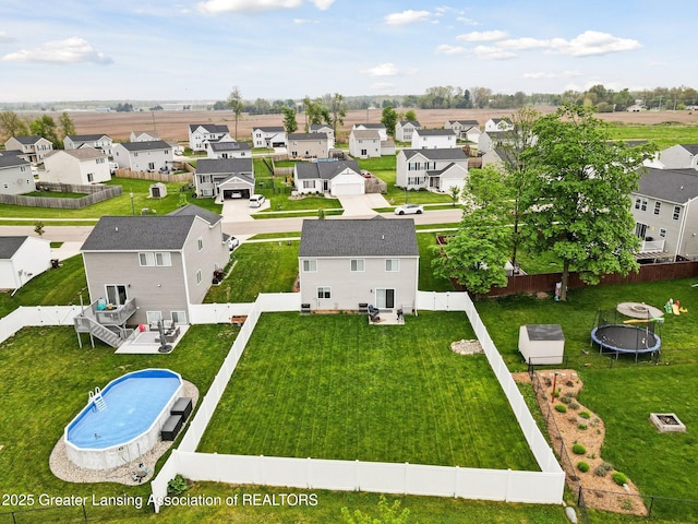 1123 Chesham Ln, Grand Ledge, MI 48837 - aerial view of residential area