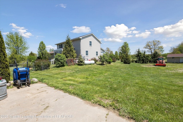 12898 Walker Rd, Leslie, MI 49251 - view of yard