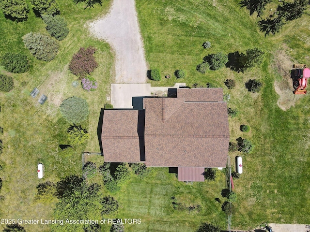12898 Walker Rd, Leslie, MI 49251 - aerial view