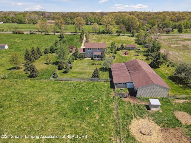12898 Walker Rd, Leslie, MI 49251 - view of rural area