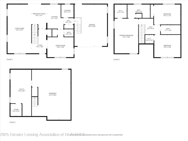 12898 Walker Rd, Leslie, MI 49251 - floor plan / room layout