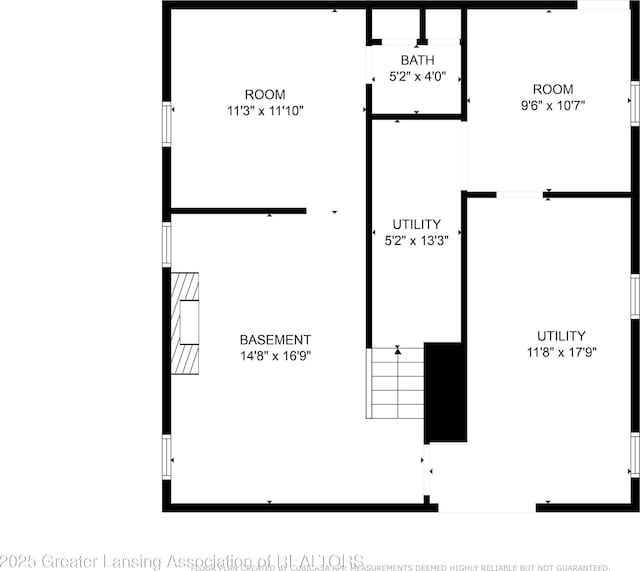 635 Division St, East Lansing, MI 48823 - room layout
