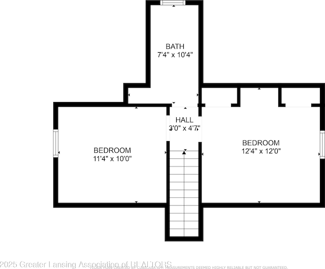635 Division St, East Lansing, MI 48823 - floor plan / room layout