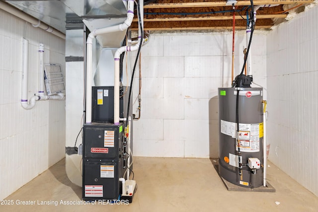 2107 Reo Rd, Lansing, MI 48910 - utilities with gas water heater and heating unit