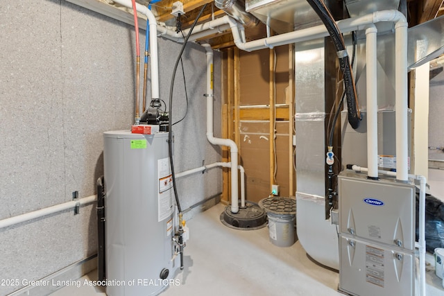 4205 Glenburne Blvd, Lansing, MI 48911 - utilities featuring gas water heater and heating unit