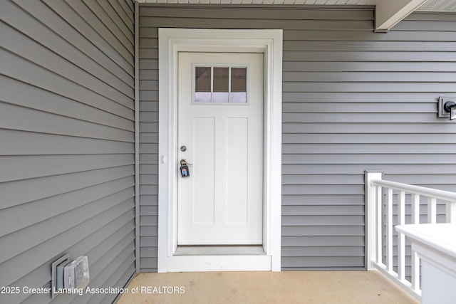 4205 Glenburne Blvd, Lansing, MI 48911 - view of doorway to property