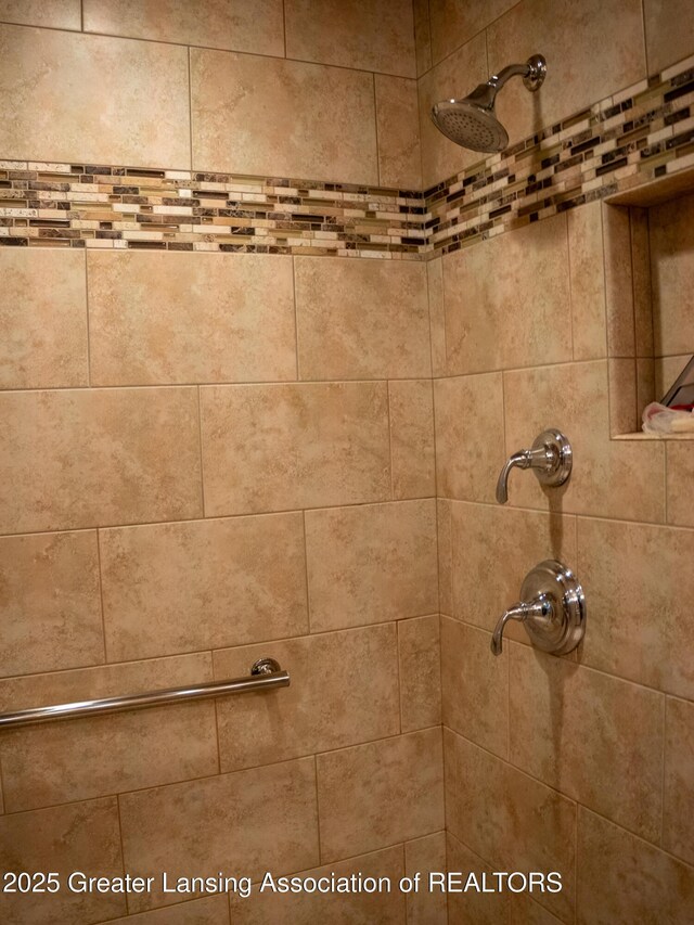 1561 Roseland Ave, East Lansing, MI 48823 - bathroom view of tiled shower