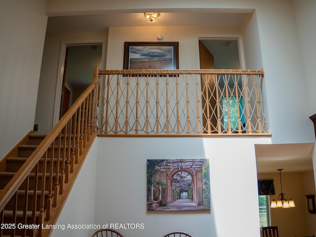 1561 Roseland Ave, East Lansing, MI 48823 - view of staircase
