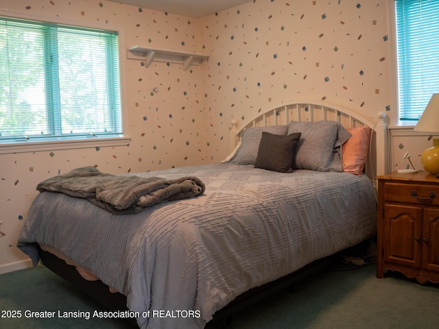 1561 Roseland Ave, East Lansing, MI 48823 - bedroom with carpet floors and multiple windows