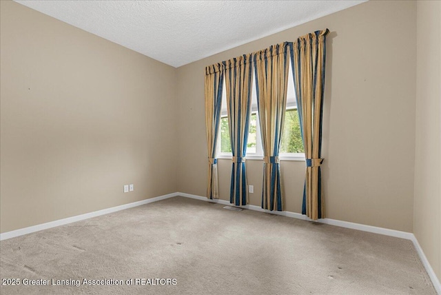 3816 Kiskadee Dr, East Lansing, MI 48823 - carpeted empty room with baseboards and a textured ceiling