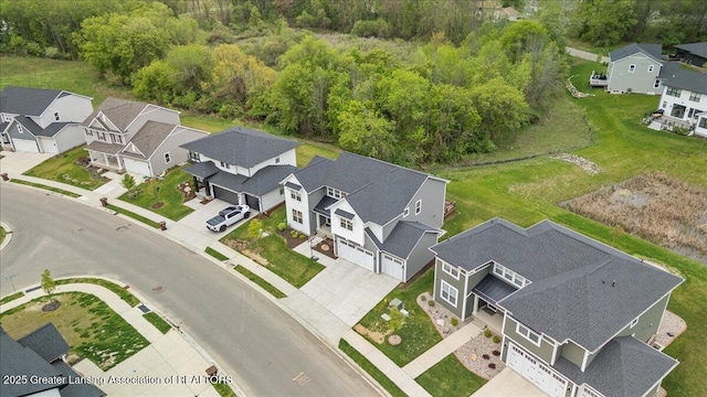 5651 Copper Creek Dr, Haslett, MI 48840 - aerial perspective of suburban area