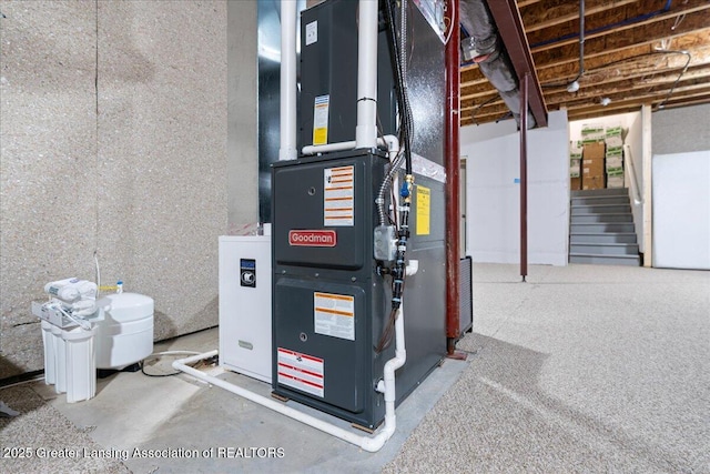 5651 Copper Creek Dr, Haslett, MI 48840 - utilities with heating unit