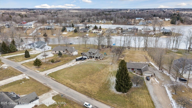 9671 Lakeside Dr, Perrinton, MI 48871 - view of property location with nearby suburban area