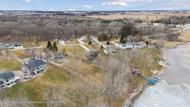 9671 Lakeside Dr, Perrinton, MI 48871 - aerial view of property's location