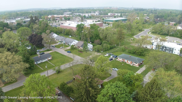 5120 Wardcliff Dr, East Lansing, MI 48823 - aerial view of property and surrounding area