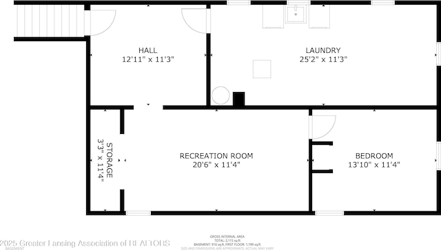 5120 Wardcliff Dr, East Lansing, MI 48823 - property floor plan