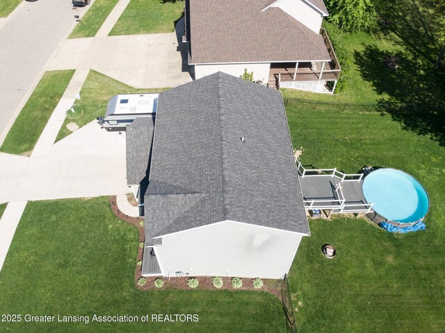 3793 Calypso Rd, Holt, MI 48842 - aerial view of property and surrounding area