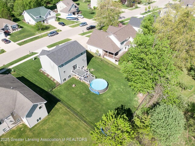 3793 Calypso Rd, Holt, MI 48842 - aerial perspective of suburban area