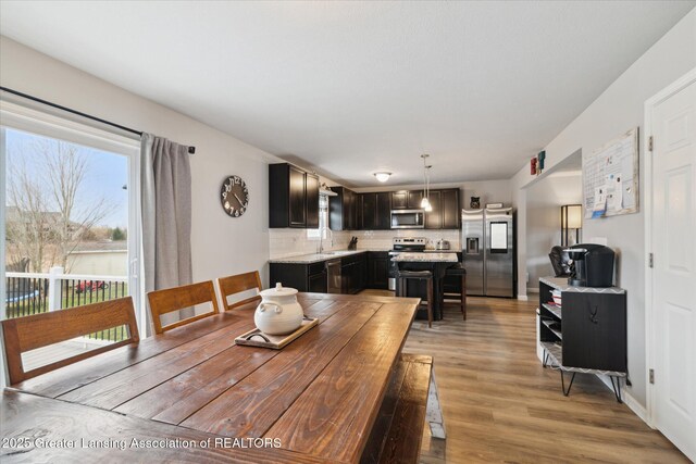 3793 Calypso Rd, Holt, MI 48842 - dining room with light wood-type flooring