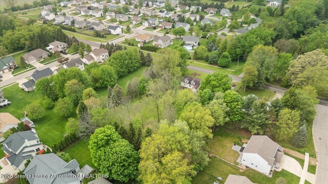 1614 Gunn Rd, Holt, MI 48842 - aerial view of property's location with nearby suburban area