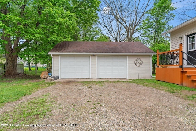 1614 Gunn Rd, Holt, MI 48842 - view of detached garage