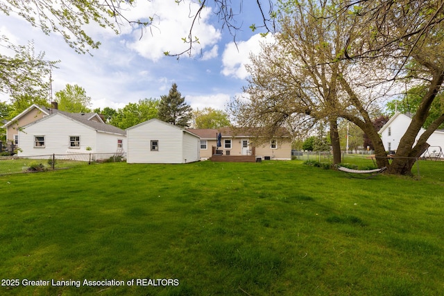 316 Union St, Grand Ledge, MI 48837 - view of yard