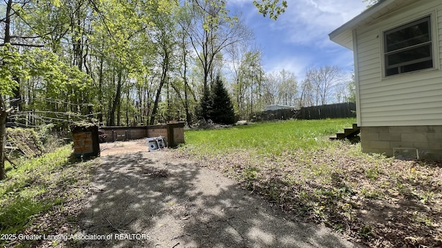413 Meeker St, Leslie, MI 49251 - view of yard