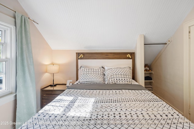 1038 Morgan St, Lansing, MI 48912 - bedroom featuring vaulted ceiling and baseboards